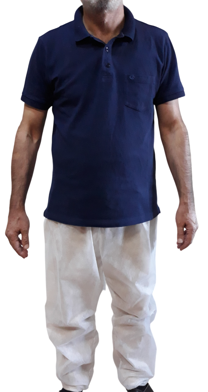 cengizgrup Tek Kullanımlık Tela Pantolon Beyaz