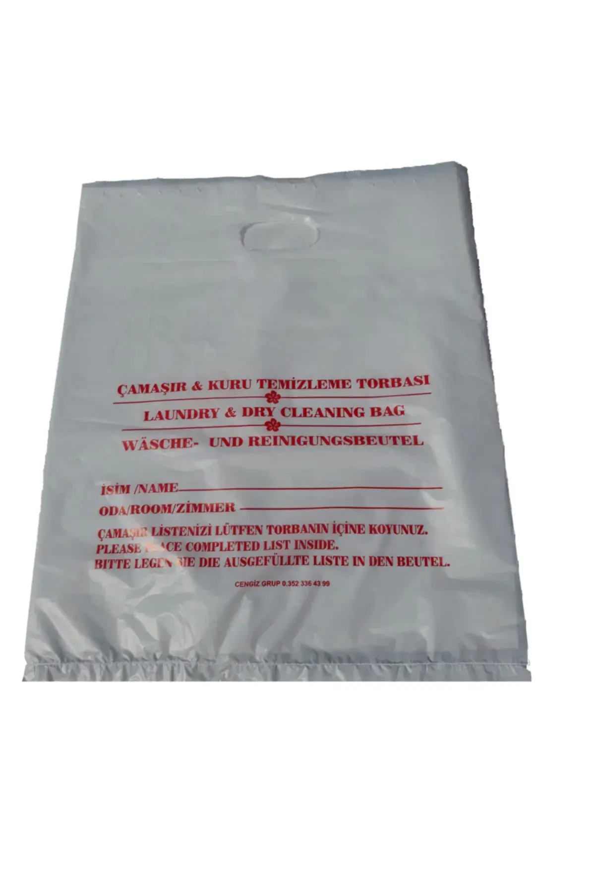 Çamaşır Kuru Temizleme Torbası Laundry Bag 40x50 cm Pe