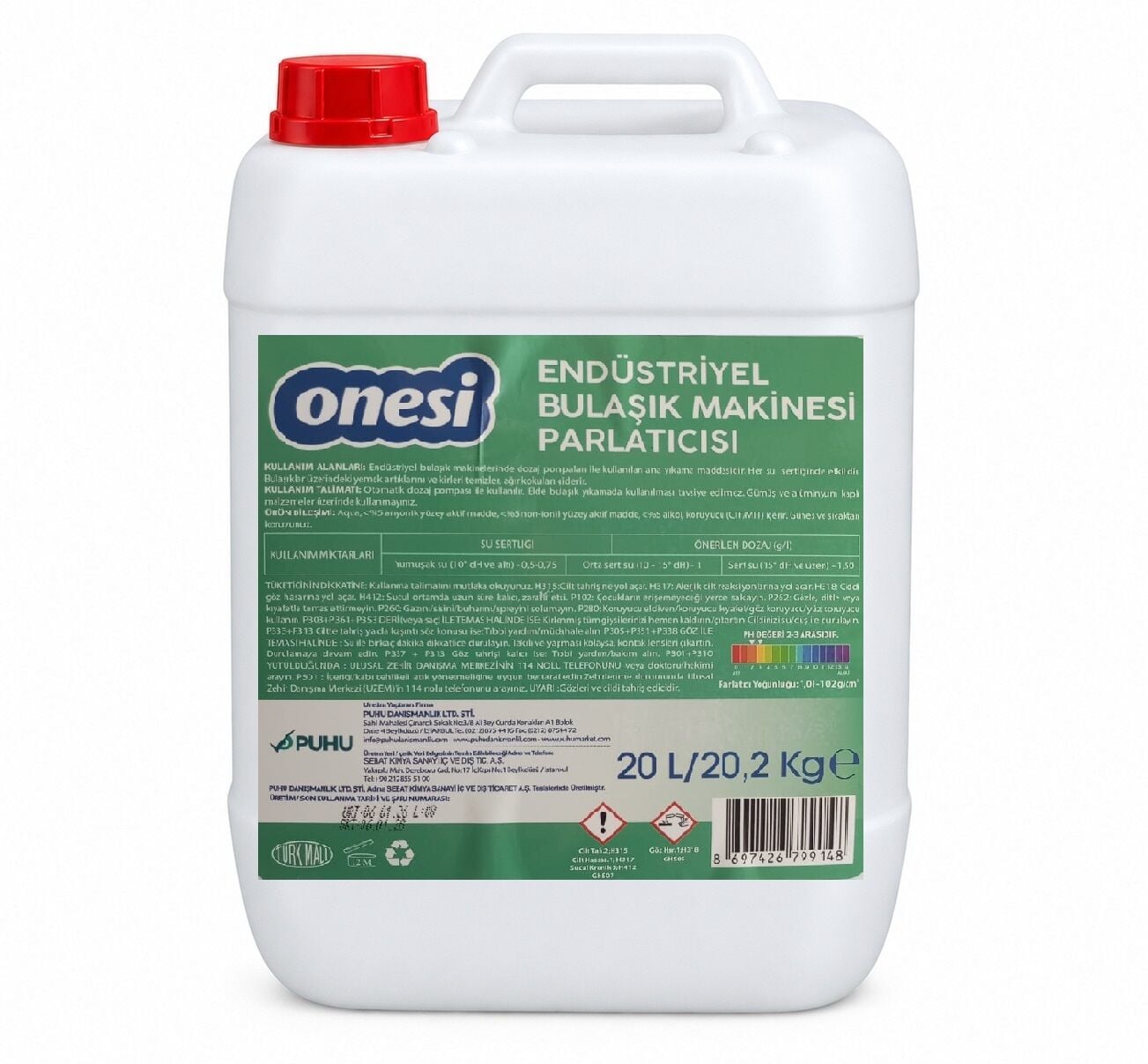 ONESİ BULAŞIK MAKİNASI PARLATICISI ENDÜSTRİYEL 20 L